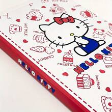 Sanrio 1 pièce Cahier Sanrio hello kitty pour enfants de format A5, cahier de bureau officiel sous licence avec couverture rigide, papier à rayures, design de personnage mignon, sans plume, idéal pour les étudiants, petit carnet pratique, cadeau pour les vacances et la rentrée scolaire