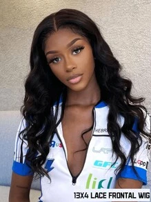 42 Inch Body Wave Pre Bleached Knots 13x4 HD Transparent Lace Front Wigs Human Hair For Women 200% Density Invisible Lace Front Wigs Brazilian Human Hair Pre Plucked With Baby Hair Natural Hairline Human Hair Wigs