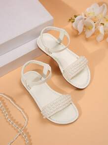 2025 Summer New Comfortable Light Non-Slip Beach Flat Sandals - White - View 2