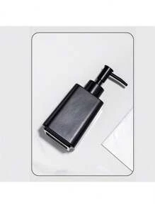 1 frasco de cerâmica para sabonete líquido, frasco com bomba para sabonete líquido de banho vazio, dispensador de loção branco/preto, detergente para louça, spray desinfetante para as mãos, sabonete líquido para o corpo