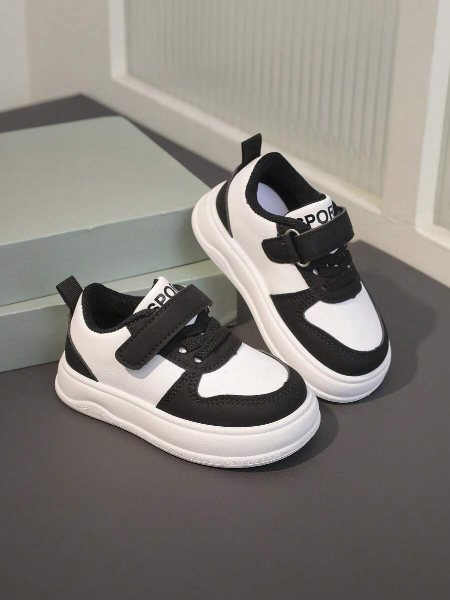 1 Paio di scarpe casual con suola piatta, comode per neonati/bambini, adatte per attività all'aperto e sport, per tutte le stagioni