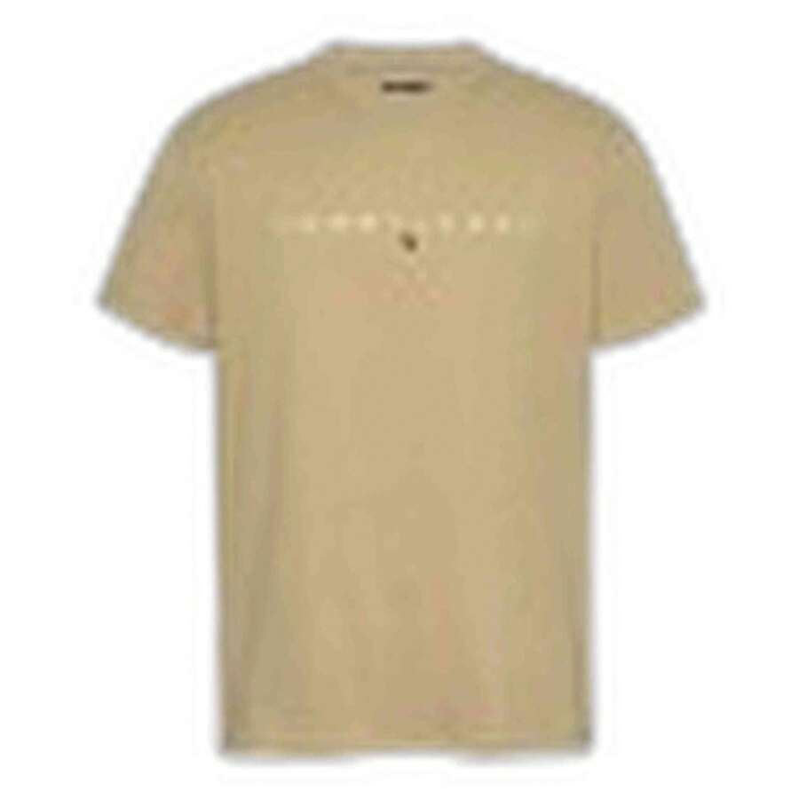 Tommy Jeans Maglietta A Maniche Corte Dm0dm20744act per Uomo in colore Beige ✅ Consegna in 3-5 giorni