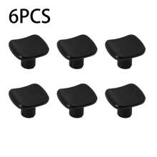 6pcs Premium Brushed Brass Cabinet Knobs & Pulls - Modern Design, Golden Hue, Pure Copper Handles For Dressers, Kitchen Cupboards & Furniture Closets