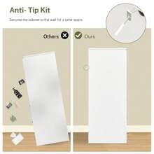 Tall White Dresser For Bedroom, 4 Drawer Dresser With Mirror, Modern Chest Of Drawers, Wood Closet Clothes Storage Organizer For Bedroom, White - 白色 - 查看 8