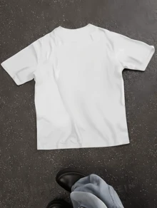 Basic T-Shirt With Tyler The C. Print - White - 白色 - 查看 2