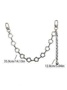 Elegant Rhinestone Design Metallic Bag Chain Charm Accessory European And American Style Beach Vacation Y2K - Multicolor - View 3