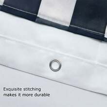 1 件花卉印花涤纶浴帘，防水数码印花带挂钩，可水洗编织面料，艺术设计，无需钻孔安装，装饰性浴室隔断 - 粉色花朵