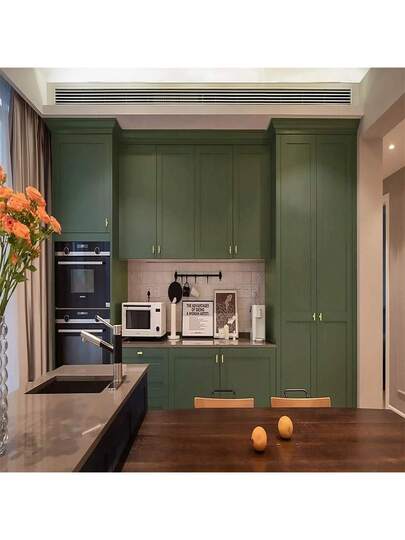 Roll Groen Wallpaper, Home Removable Waterproof Vinyl Peel Stick Kitchen, Bedroom, Living Room, Countertop, Furniture Wand Art Bedroom Stickers Room Paper ations Office Items Bathroom ation Stuff Ho Wallpapers view 8