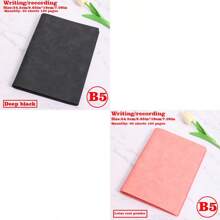 1/2/3 Libros, Cuaderno con tapa blanda desmontable, 60 hojas 120 páginas, estilo minimalista; Material suave, encuadernación espiral para reemplazo fácil, papel amigable con los ojos para escritura a doble cara, adecuado para oficina/escuela/vida diaria/cuaderno/bloc de dibujo, disponible en dos tipos de páginas, rayadas y en blanco.