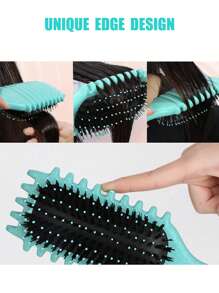 Cepillo para definir rizos, cepillo de peinado para cabello rizado para desenredar, dar forma y definir rizos para mujeres y hombres con menos tensión, diseñado por Candy Brush por Candy Brush, cepillo de pelo, peine, herramientas de peluquería, productos y accesorios de peluquería para salón de belleza, artículos de viaje esenciales