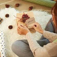 25/50/100pcs Kraft Paper Gift Tags With Jute Ropes, Suitable For Weddings, Birthdays, Holidays, Party Favors, Handmade Packaging, DIY Gift Decorations And Hanging Decorations.