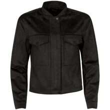 Tiffosi Women's Suede Effect Jacket In Black ✅ Delivery 24/72h To Spain (Mainland) - Black - View 1