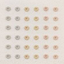 500pcs 6mm Snowflake CCB Plastic Beads For Jewelry Making Handmade DIY Bracelet Accessories