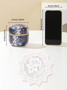 1 件/1 套家庭/餐厅/客厅/厨房金属罐，用于储存谷物、干果、糖果、饼干、面包，适用于户外、婚礼、派对、礼物、生日 - 彩色 - 查看 21