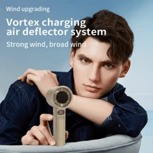 M11 Mini Small Fan 120-Speed High-Speed Handheld Infinitely Variable Small Fan Usb Turbine Handheld Violent Fan - Multicolor - View 5