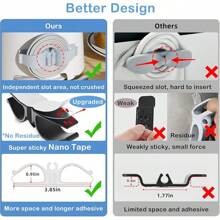 Cord Organizer For Appliances, 8 Pack Upgraded Kitchen Appliance Cord Organizer Stick On Appliance Wire Organizer Wire Wrapper For Kitchen Appliances Mixers, Coffee Maker, Pressure Cooker