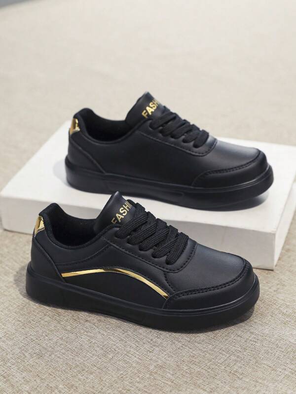 1 Paar Mädchen Modisch Lässig Sneakers, Bequeme Flache Laufschuhe für Campus, Teenager & Jungerwachsene Klassische Personalisierte Skaterschuhe, Geeignet für Frühling, Sommer, Herbst