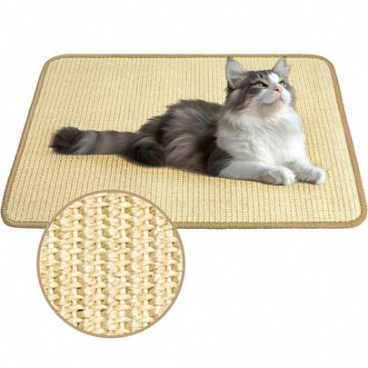 Cat Scratcher Sisal Mat Board Cat Scratch For Sharpen Nails Scraper Cats Tree Cat Toys Chair Table Sofa Mats Furniture Protector