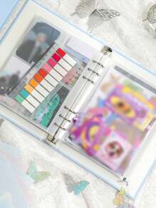 10pcs Clear Photo Album Page Back To School - Clear - View 8