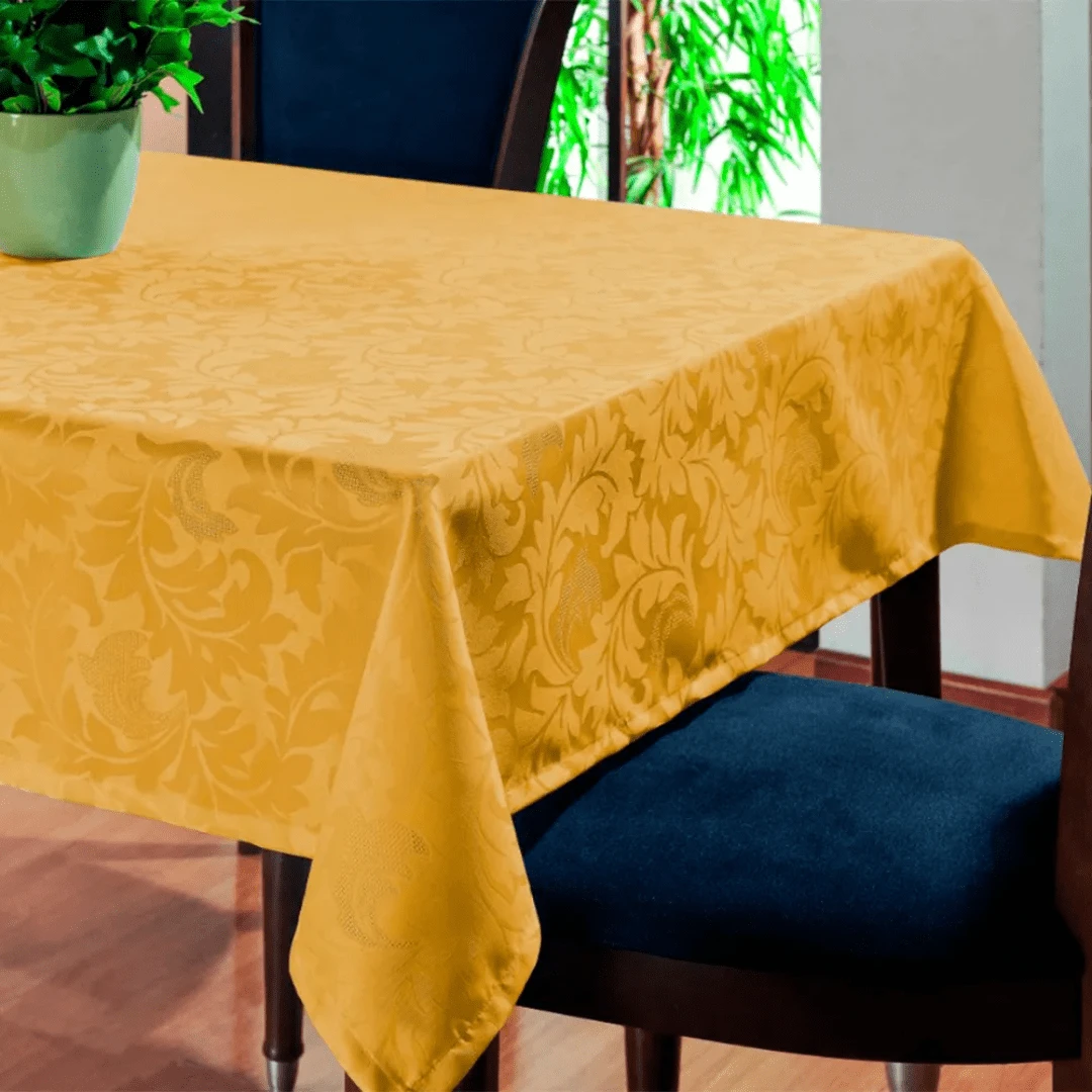 Jacquard Tablecloth For 6 Places, Luxury, Giant, 2.00 X 1.40, Various Colors
