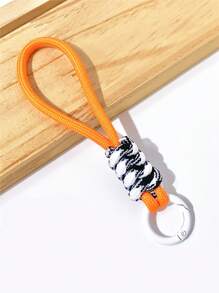 1pc Colorful Keychain Lanyards, Keyring, Phone Accessories, Short Leash Clips, Cellphone Case Keychain Gift Souvenir Car Accessories Bag Charm School Cute Goth Y2k - Color - View 16