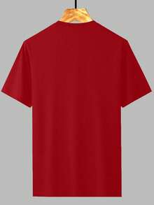 Howell Women's Fashion T-Shirt, Featuring Soul Train Pattern, Colorful Casual Crew Neck Short Sleeve Tee - Red - View 2