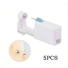 Disposable Ear Piercing Gun Piercing Kit Tool Stud Sterile Portable Ear Nose Piercing Kit For Salon Home Piercing Men And Women - Multicolor - View 8