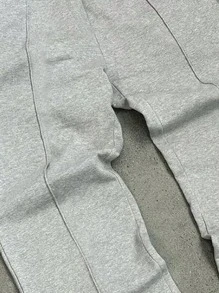 男士休闲印花时尚百搭运动裤，简约纯色直筒裤，秋季