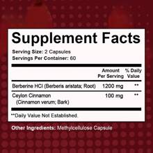 Premium Berberine HCL 1200mg, 120 Capsules - Plus Pure True Ceylon Cinnamon, Berberine HCI Root Supplements Pills - Immune System, Healthy Weight Management - 其他 - 查看 5