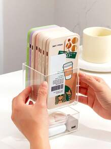 1/2/3/4pcs Square Desktop Mobile Phone Stationery Miscellaneous Storage And Organizing Box