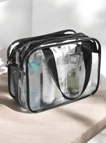 Bolsa Organizadora Transparente De Gran Capacidad Para Húmedo Y Seco