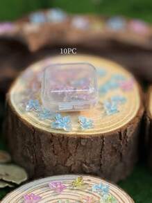 100Pcs Tiny Mix Butterflies Miniature - Fairy Garden Ornament, Micro Landscape DIY Crafts Decoration Gifts