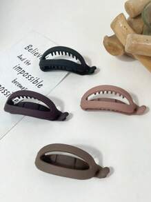 Elegant Ponytail Claw Clip, Simple & Stylish Hair Accessories For Women, Banana Hair Clips,Flat Hair Clips For Women Girls Hair Accessories For Thick Thin Curly Hair Small Hair Clips For Ponytail,Suitable For Fall Decor, Indoor, Outdoor, Dating, Daily Life, Gift Giving,Work And Shower Home Bathroom Decor Back To School Hair Accessories - Multicolor - View 2