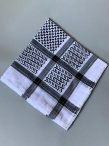 1pc Lightweight Jacquard Headband Scarf, Breathable