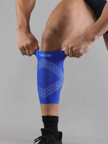 VBOSI 1 件男女款 3D 针织透气压缩小腿套,带透气孔,支持跑步和篮球,健身房配件 - 彩色 - 查看 10