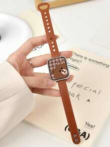 1 件女式时尚超薄皮革表带兼容 Apple Watch 表带 44 毫米 45 毫米 49 毫米 38 毫米 40 毫米 41 毫米 46 毫米 42 毫米兼容 Apple Watch Series 10 9 Ultra 8 7 6 Se 5 4 3 2 1 - 38/40/41/S10-42mm - 查看 15