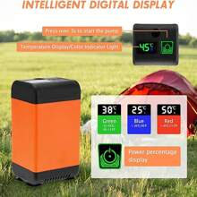 Outdoor Simple Shower Water Pump Rechargeable Portable Shower Camping Shower God - 6000 Temperature Measurable Water Pump + Three-stop Shower - View 5