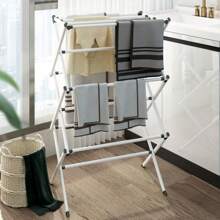 Un séchoir à linge sans installation en une seconde, sur pied, pour balcon, séchage de couettes, refroidissement domestique, séchoir à linge télescopique, pliable, épais, simple, pour chambre à coucher