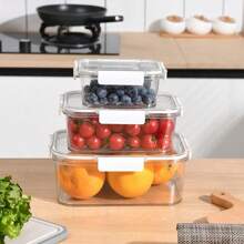 Yocity 1PC Bento Lunch Box, Plastic Meal Prep Container, Leak-Proof & Durable, Suitable For Adults, Office, Travel, And Picnics, Can Be Used Microwave & Dishwasher, Easy To Clean, Ideal For Food Storage, Fresh-Keeping Box, Kitchen Storage Container