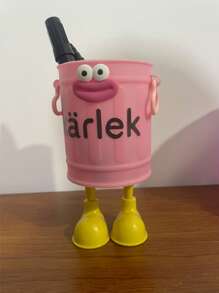 Funny Big Mouth Pen Holder, Large Capacity Desk Organizer Storage, Cute Cartoon Decor For Office, Pen Cup