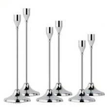 Elegant Cast Iron Candle Holder, Single Stem Metal Desktop Decor, Suitable For Candlelight Dinner, Christmas, Halloween, Anniversary, Wedding, Home And Hotel Decor, Birthday Gift (Candles Not Included) Gifts Graduation