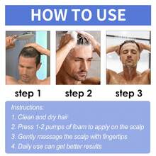 Ouhoe Men's Dense Hair Foam Mousse Cleaning Repair Hair Root Dense Hair Moisturizing Mousse - 1 - 查看 6