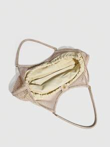 2 Pieces Women Fashion Bag Set, Summer New Mesh Handbag, Large Capacity Bag, Versatile Shoulder Tote, Handbag, Mommy Bag, Stylish Ladies Purse - Multicolor - View 10