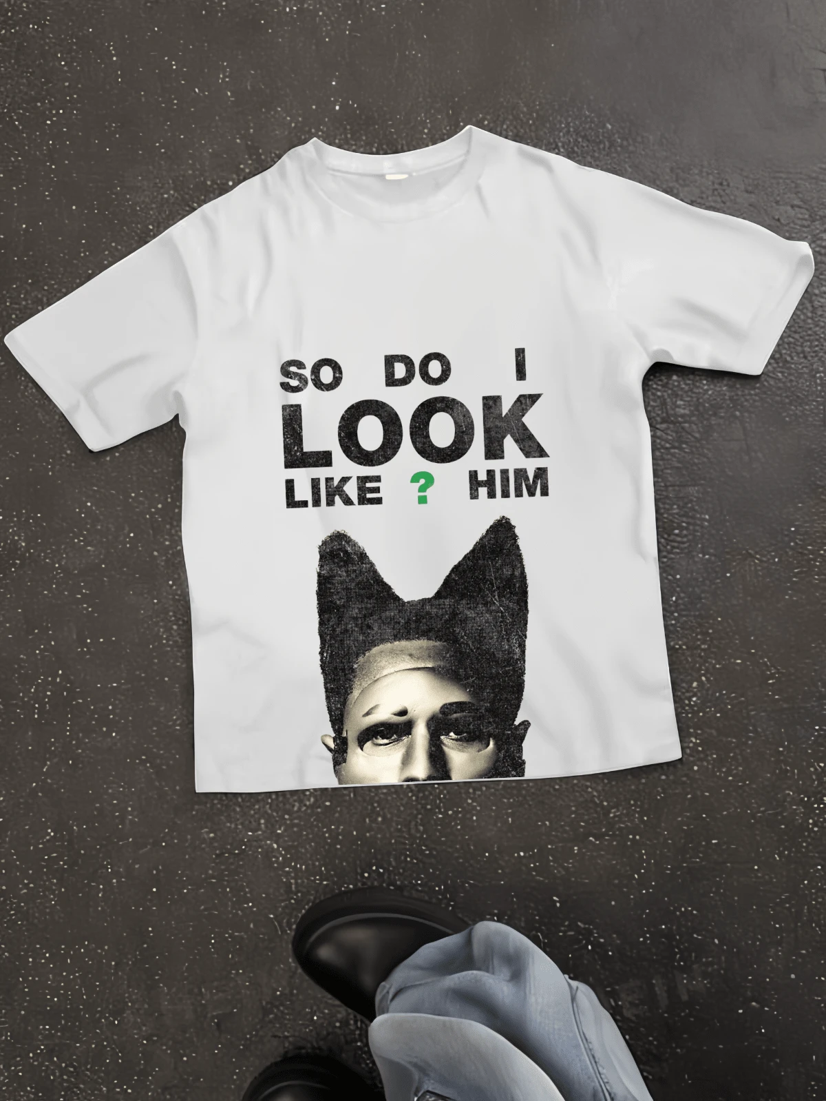 Basic T-Shirt With Tyler The C. Print - White - 白色 - 查看 1
