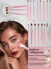 36 Pieces Of Professional Makeup Brush Set, Mixing Makeup And Beauty Tools, Including 20 Pieces Of Makeup Brushes (Foundation Make-Up Brush, Powder Brush