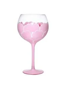 1pc Nordic Style Pink Floral Stemmed Glass Cup, High Aesthetic American Latte Coffee Cup, Creative Bowknot Home Beverage Mug, Holiday Gift, Birthday Bless, Party Supplies, Gift For Girlfriend/Boyfriend