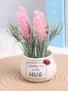 1 件汽车装饰人造薰衣草盆景、装饰品、礼物、家居装饰、万圣节装饰、装饰品、厨房装饰生日毕业、假植物 - 彩色 - 查看 7