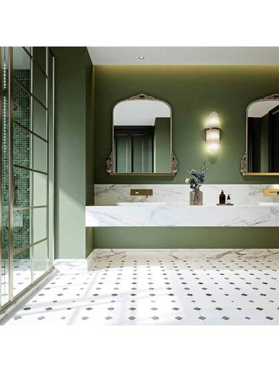 Roll Groen Wallpaper, Home Removable Waterproof Vinyl Peel Stick Kitchen, Bedroom, Living Room, Countertop, Furniture Wand Art Bedroom Stickers Room Paper ations Office Items Bathroom ation Stuff Ho Wallpapers view 6