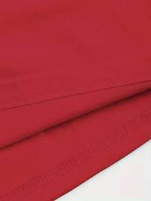 Damen Buchstaben- und Blume Muster Rundhals Kurzarm Regular Fit Milchseide T-Shirt