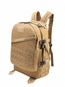 Mochila Táctica Militar Grande Campismo Viaje 40litros Viaje Mochila Resistente Para Viaje y Trabajo - Caqui - Ver 4